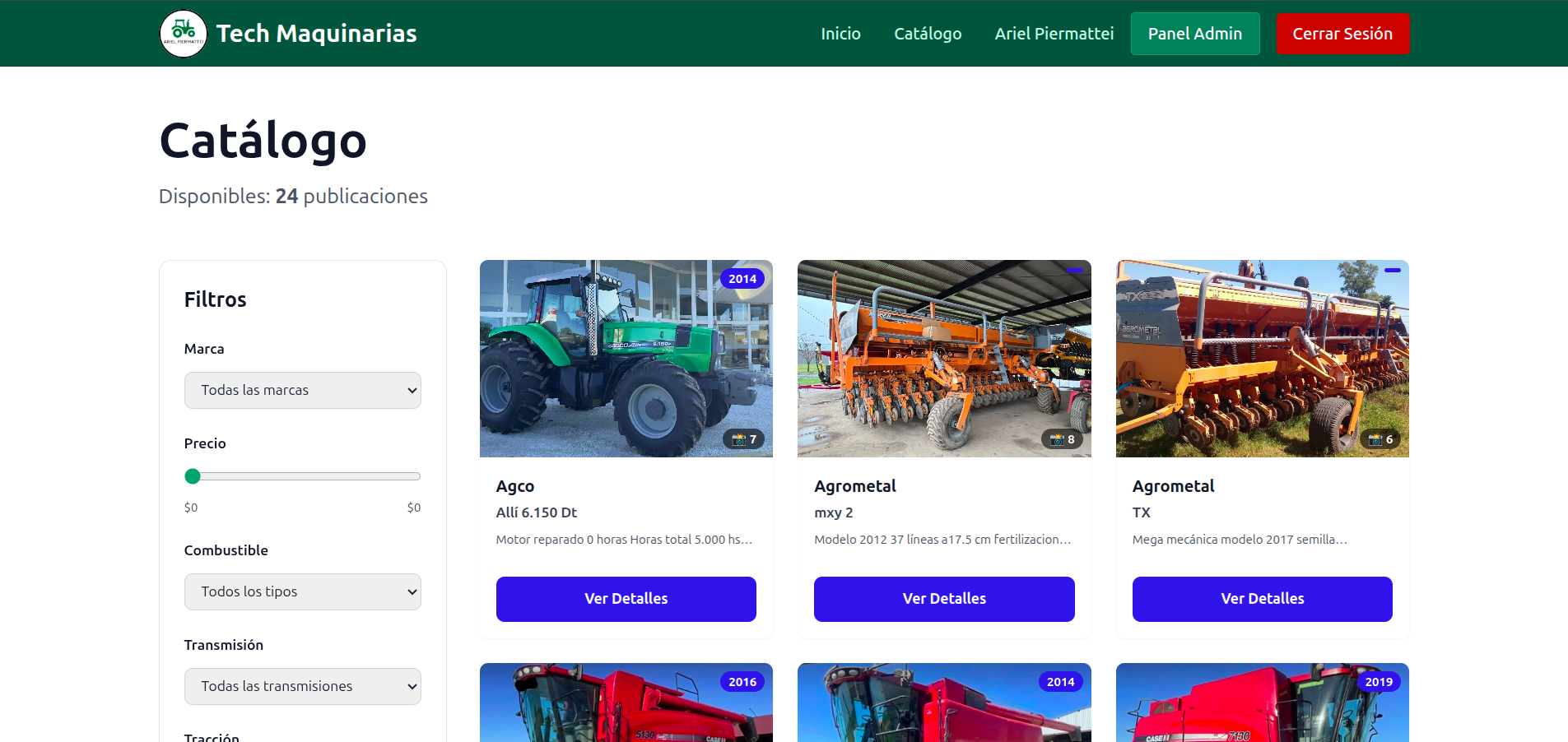 Catálogos de Productos